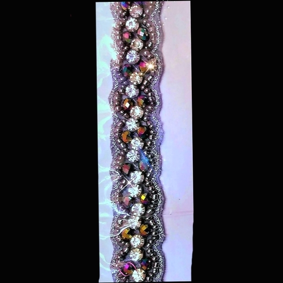 Colorful Sparkling Crystal Headband Headpiece - Picture 6 of 13